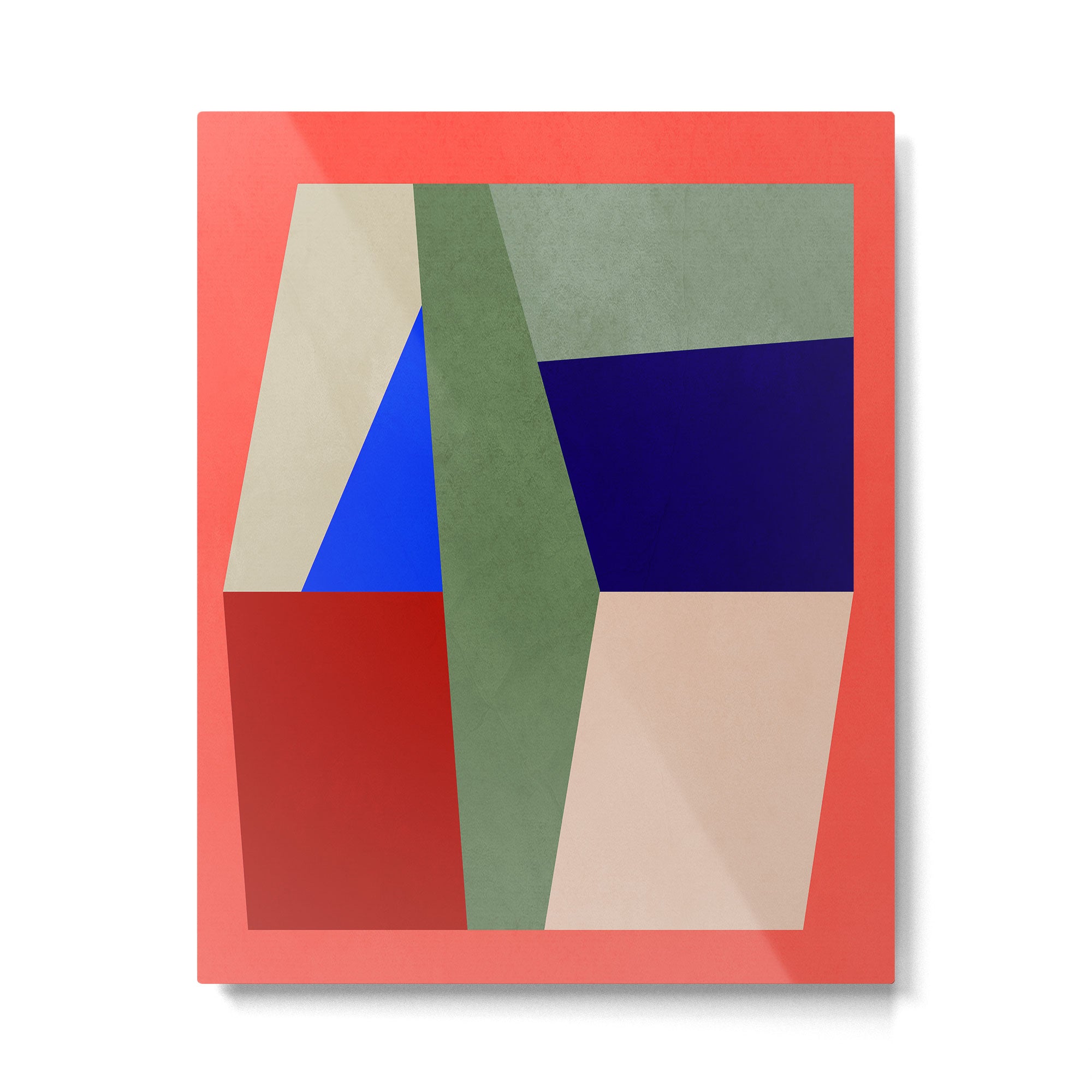 Abstract Shapes 22 Metal Print Gallery Image 4