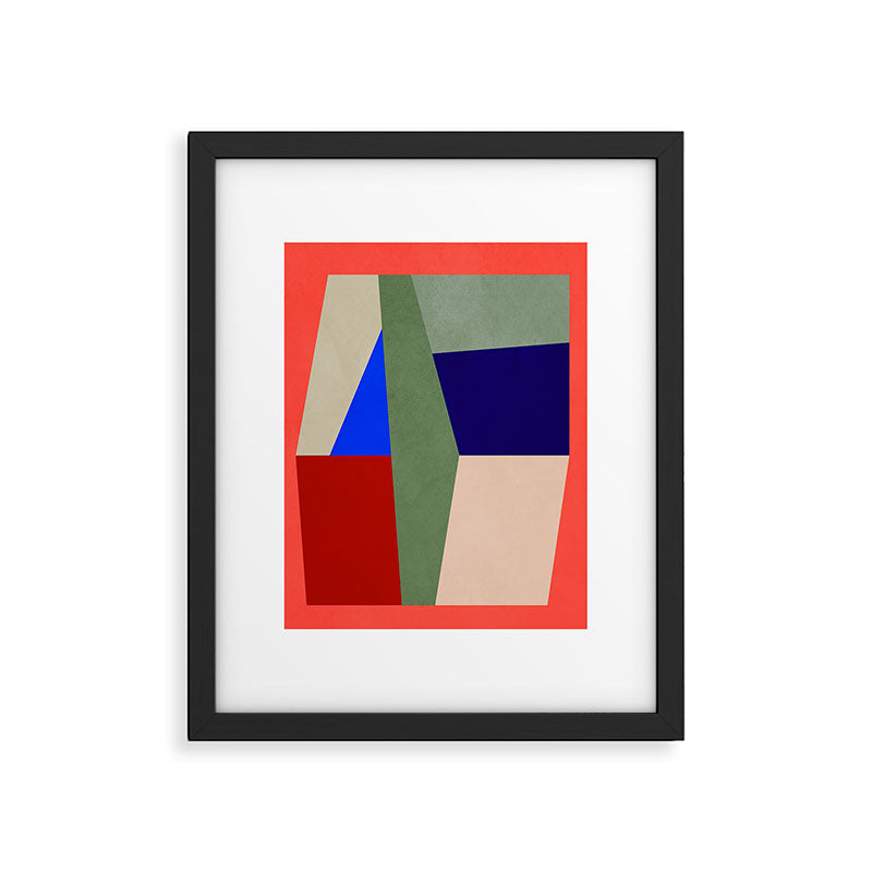 Abstract Shapes 22 Framed Art Print Gallery Image 5