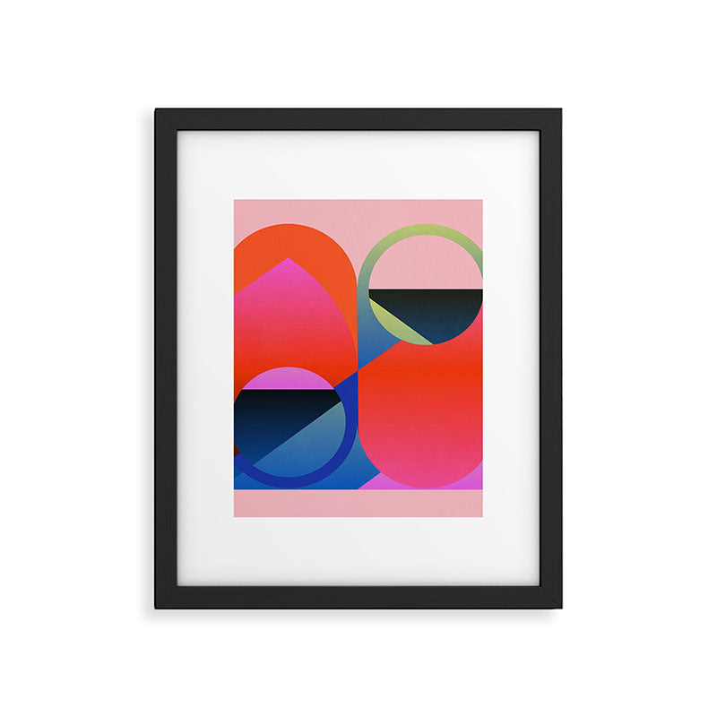 Abstract Shapes 25 Framed Art Print Gallery Image 6