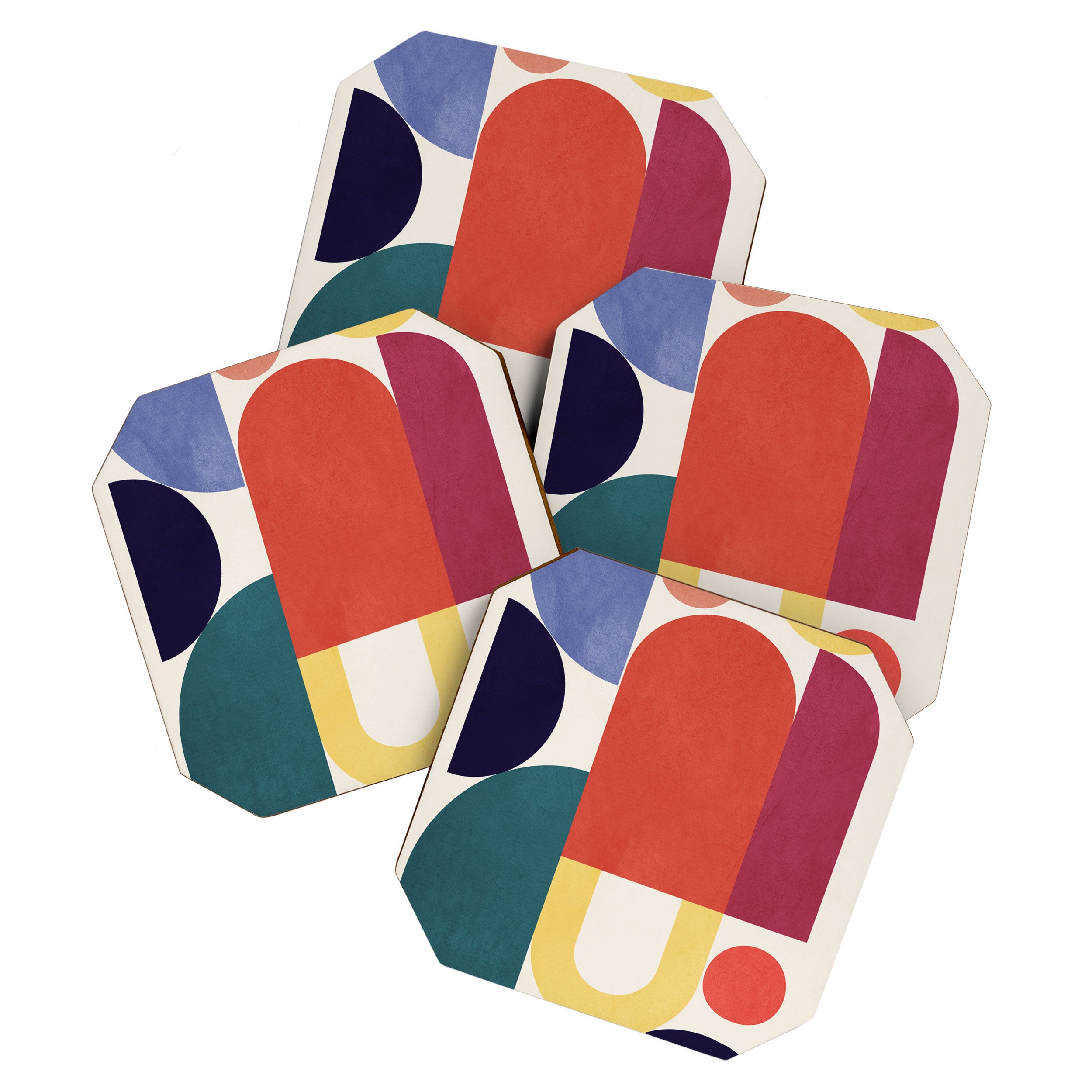Abstract Shapes 56 Coaster Gallery Image 1