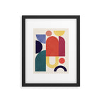 Abstract Shapes 56 Framed Art Print Gallery Image 5