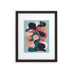 Abstract Shapes 6 Framed Art Print Gallery Image 5
