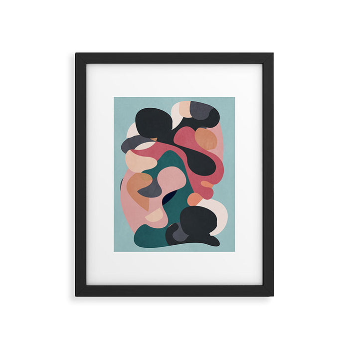 Abstract Shapes 6 Framed Art Print Gallery Image 1