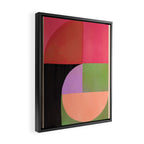 Abstract Shapes 61 Framed Canvas Print Gallery Image 2