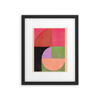 Abstract Shapes 61 Framed Art Print Gallery Image 4