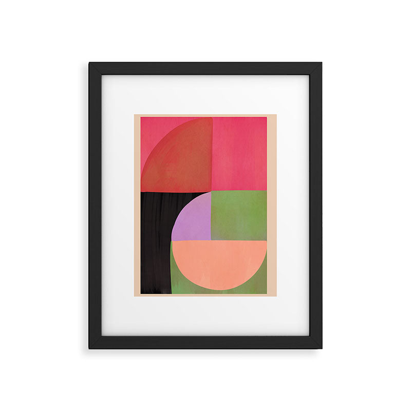 Abstract Shapes 61 Framed Art Print Gallery Image 4