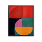 Abstract Shapes 63 Framed Canvas Print Gallery Image 6
