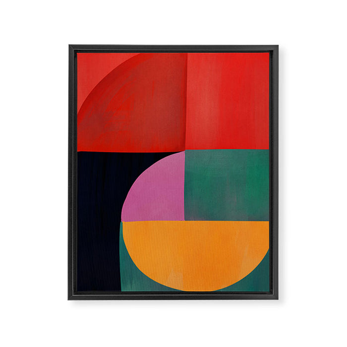 Abstract Shapes 63 Framed Canvas Print Gallery Image 1