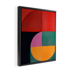 Abstract Shapes 63 Framed Canvas Print Gallery Image 2