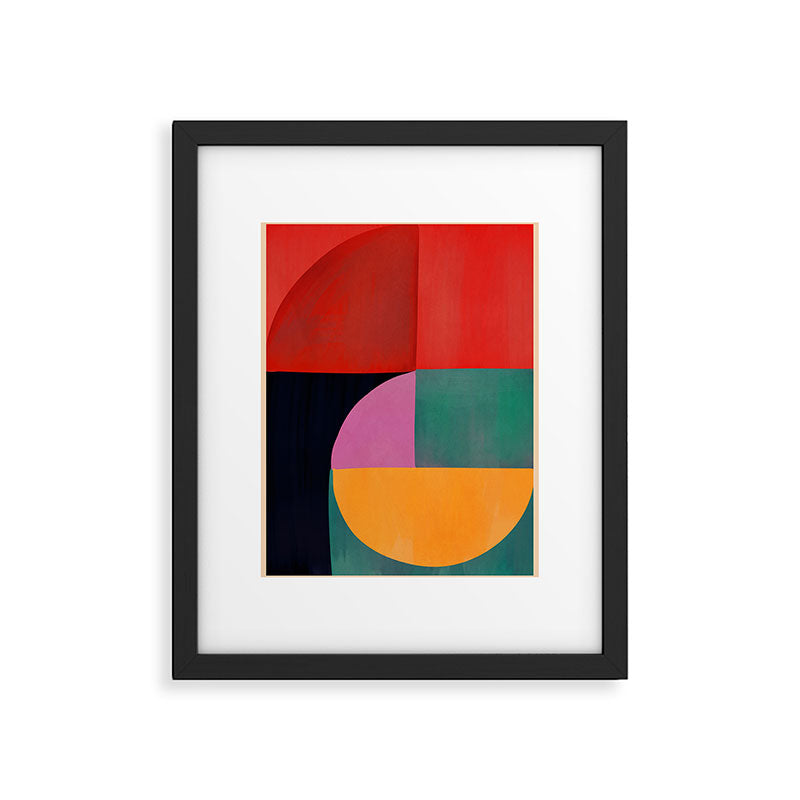 Abstract Shapes 63 Framed Art Print Gallery Image 5