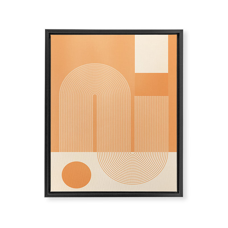 Abstract Shapes 7 Framed Canvas Print Gallery Image 6