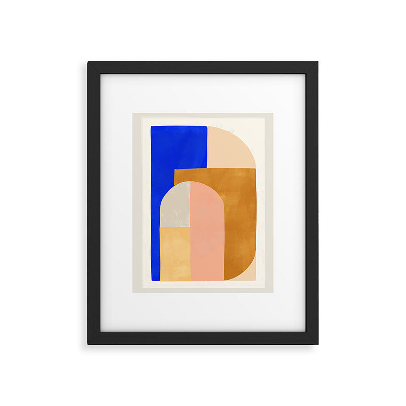 Abstract Shapes 82 Framed Art Print Gallery Image 5