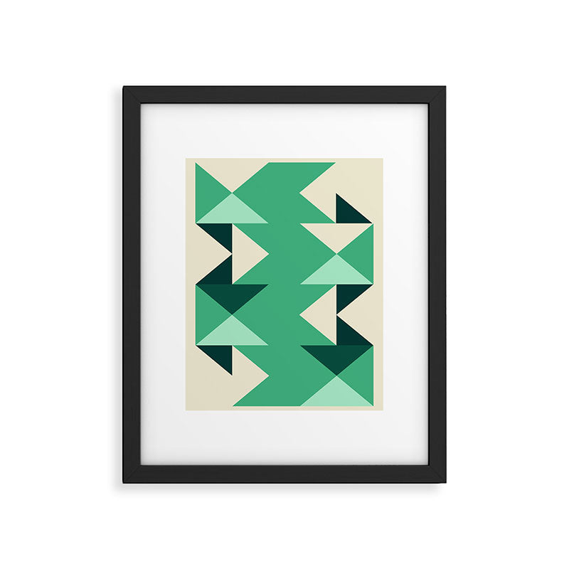 Abstract Shapes 86 Framed Art Print Gallery Image 5