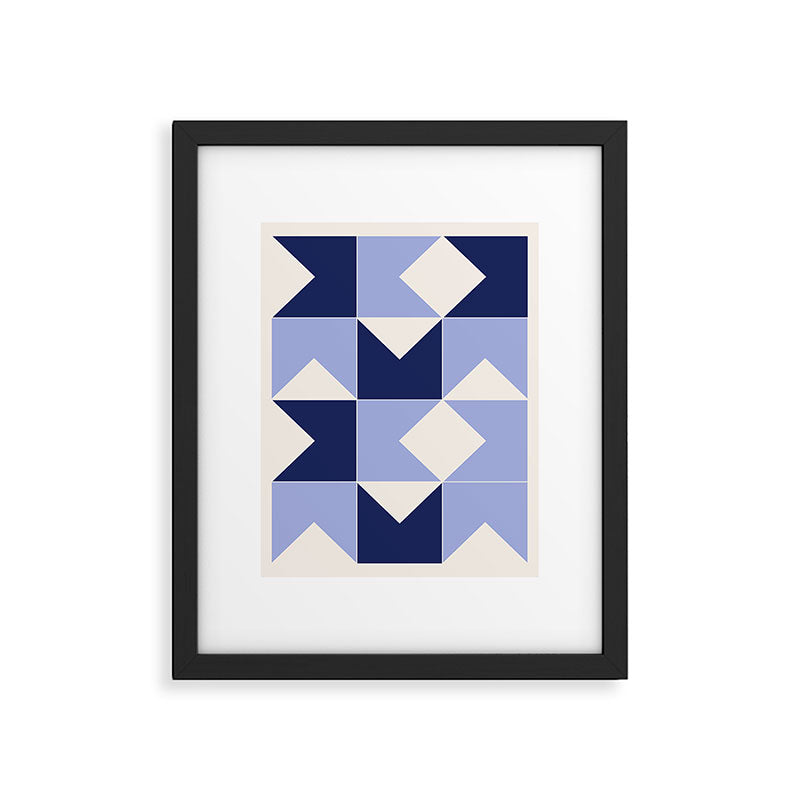 Abstract Shapes 90 Framed Art Print Gallery Image 5
