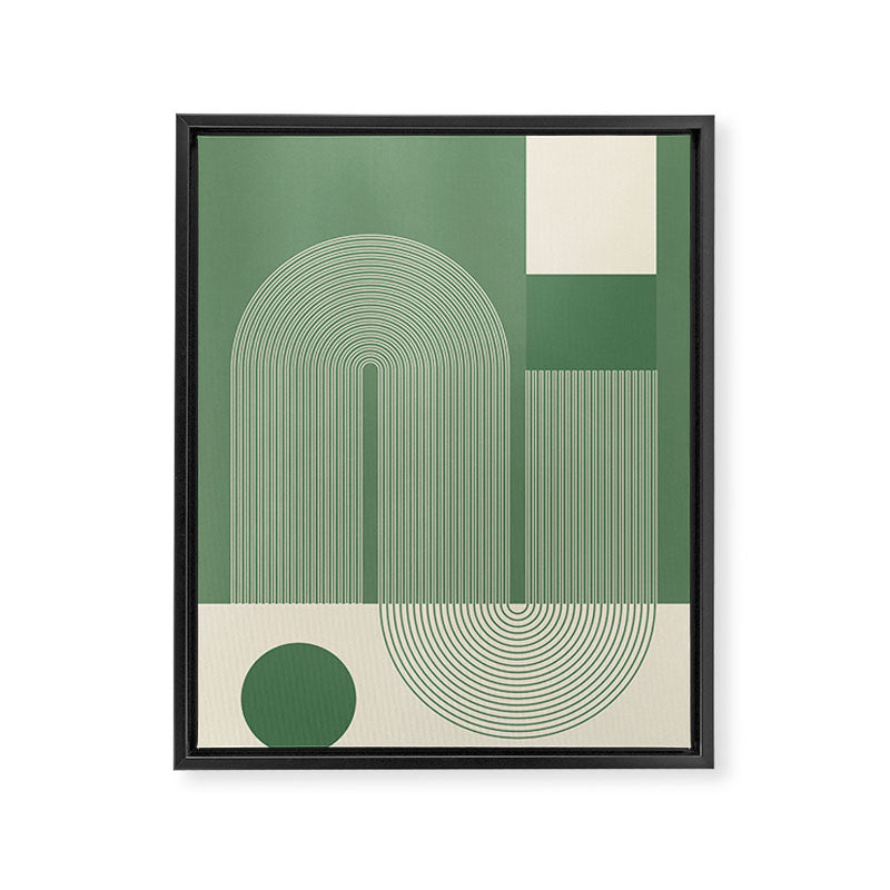 Abstract Shapes78 Framed Canvas Print Gallery Image 6