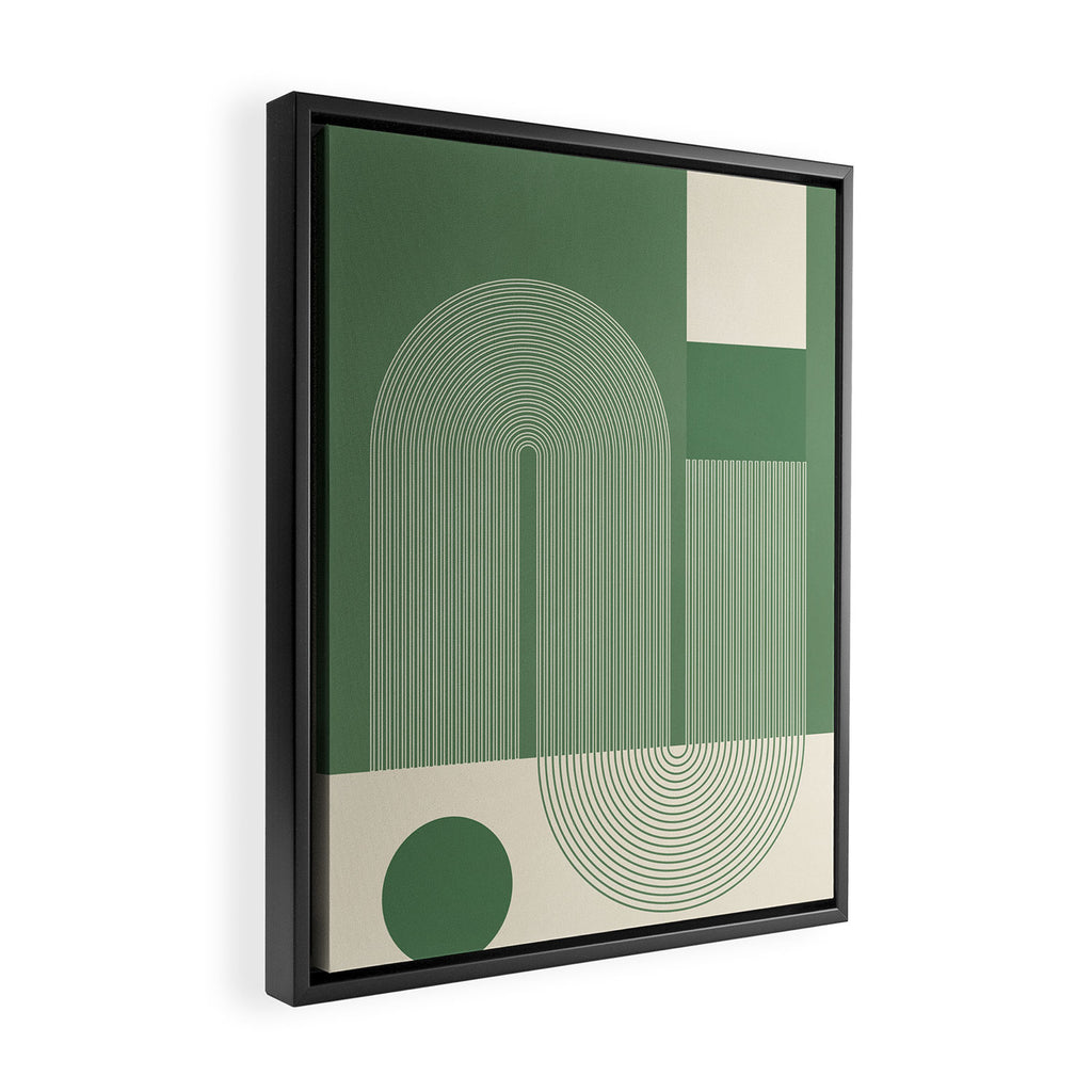 Abstract Shapes78 Framed Canvas Print Gallery Image 2