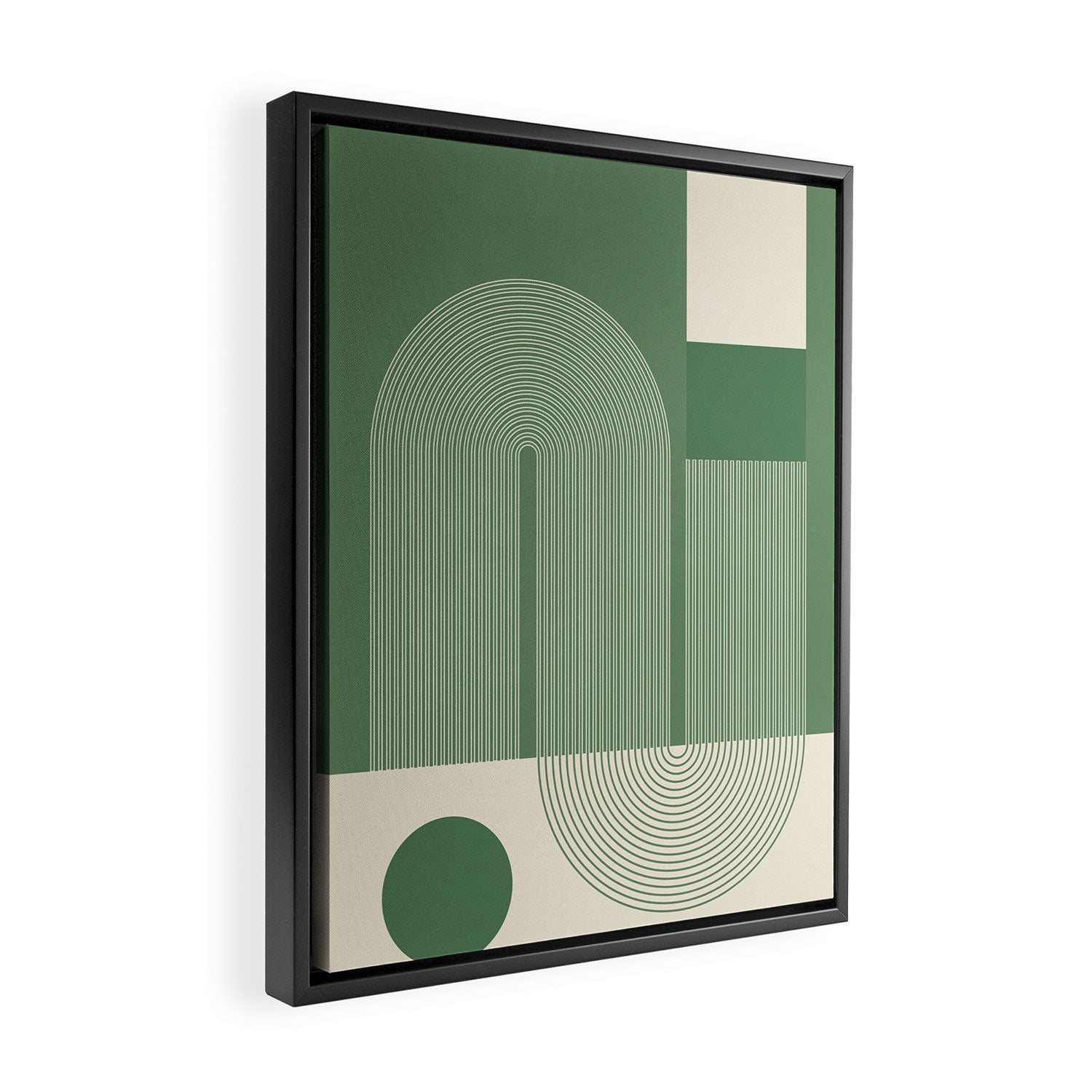 Abstract Shapes78 Framed Canvas Print Gallery Image 2