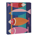 Colorful Abstract Fish Canvas Print Gallery Image 6