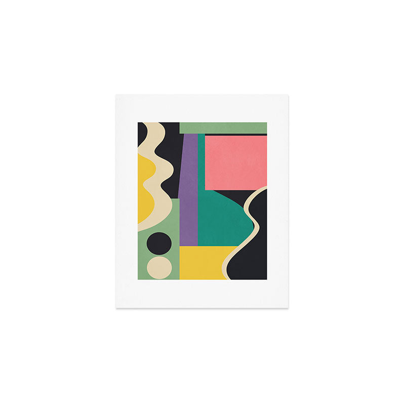 Colorful Geometric Abstract Art 21 Art Print Gallery Image 1