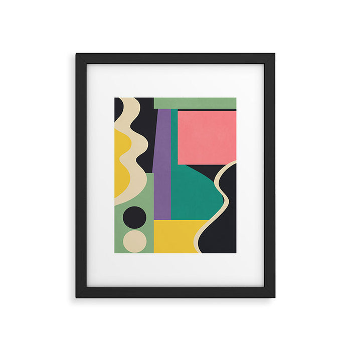 Colorful Geometric Abstract Art 21 Framed Art Print Gallery Image 1