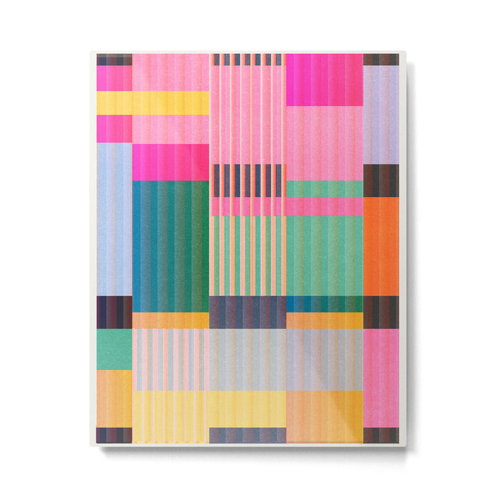 Colorful Geometric Abstract Art 22 Metal Print Gallery Image 1