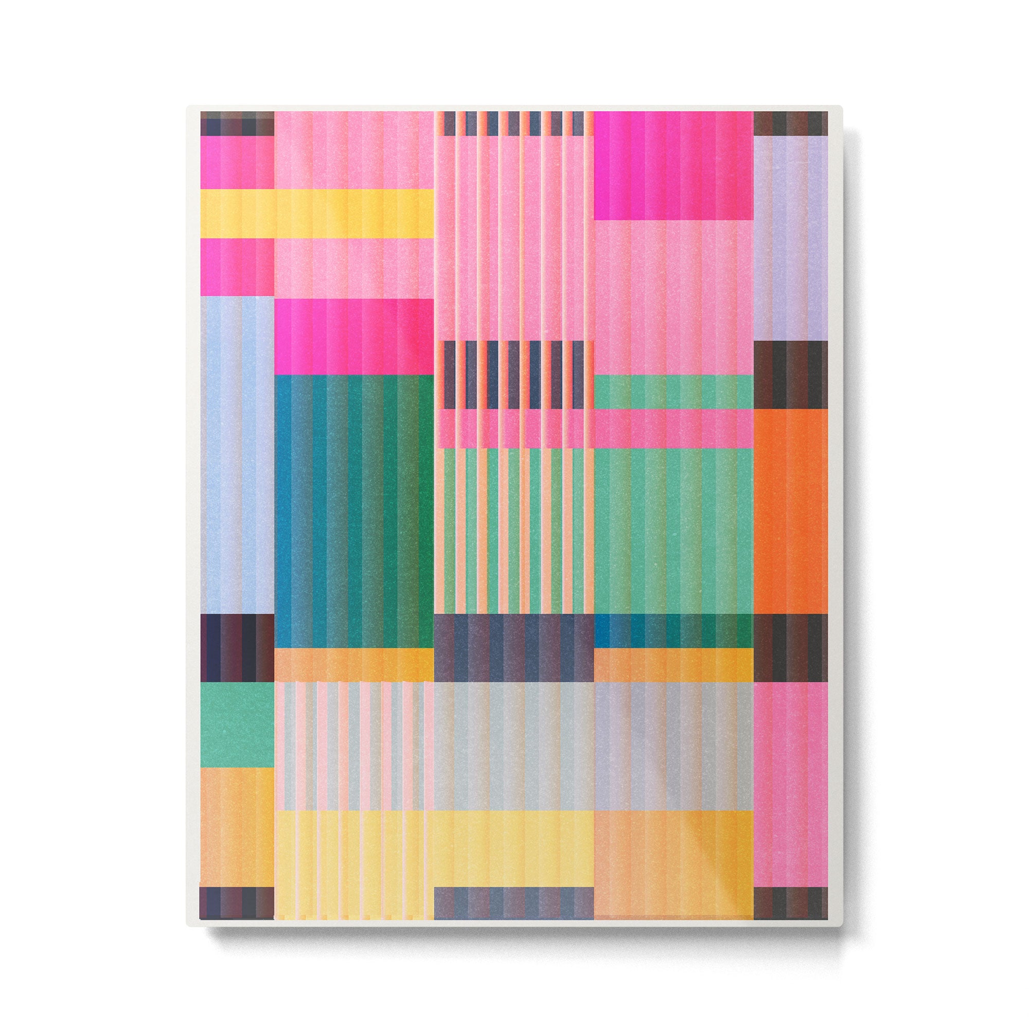 Colorful Geometric Abstract Art 22 Metal Print Gallery Image 4