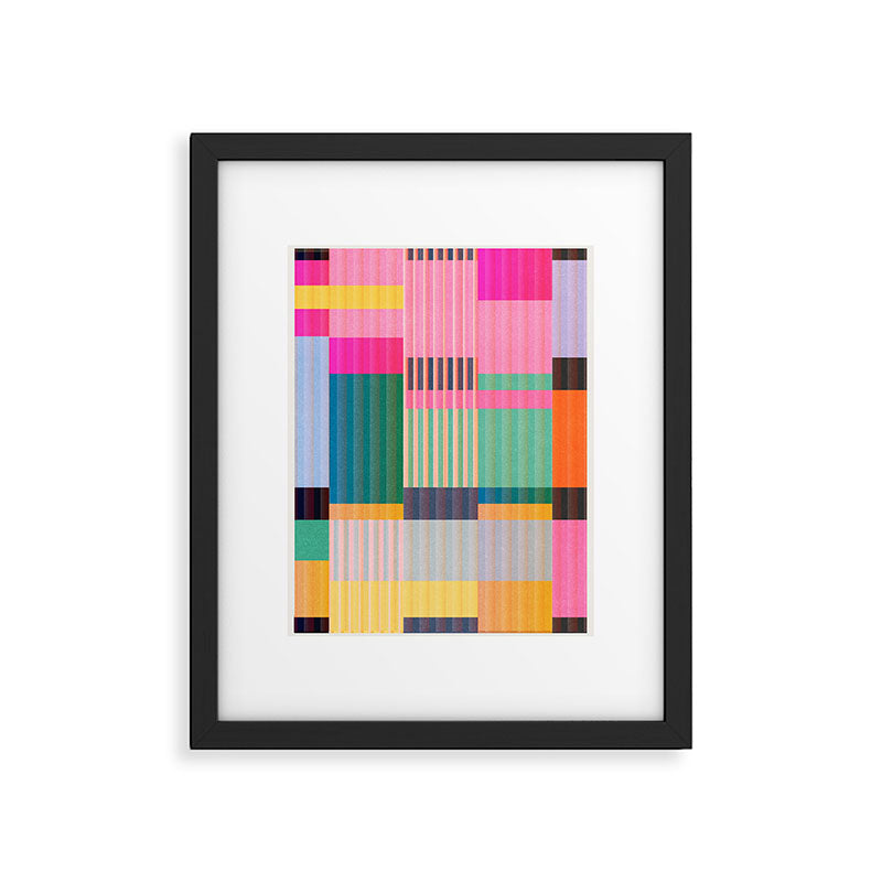 Colorful Geometric Abstract Art 22 Framed Art Print Gallery Image 5