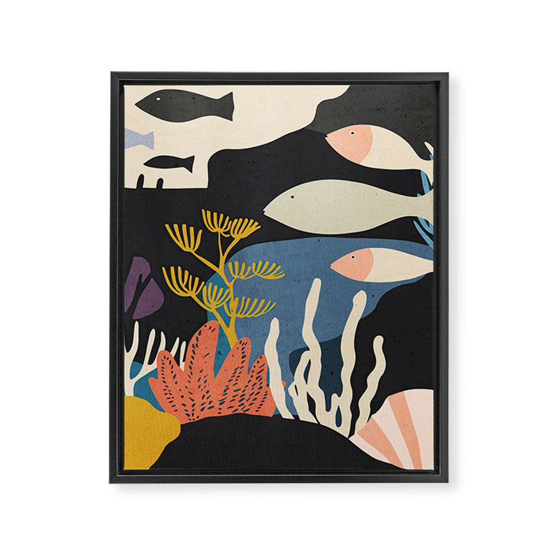 Deep Sea Calm Framed Canvas Print Gallery Image 6