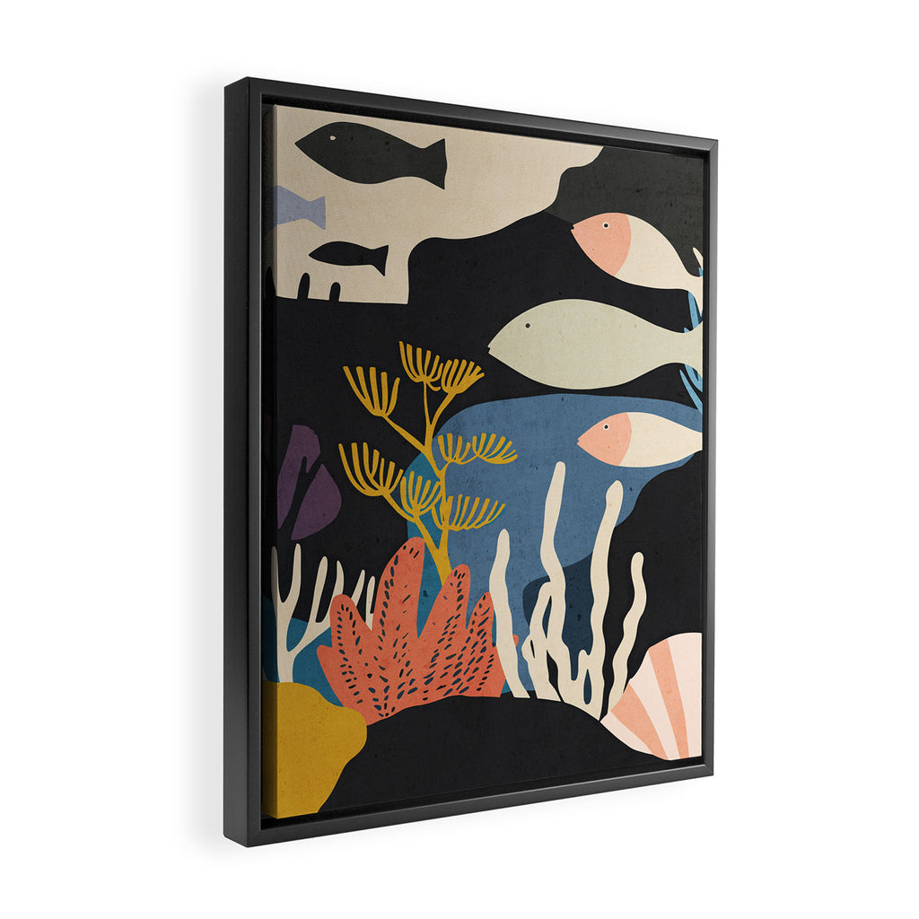 Deep Sea Calm Framed Canvas Print Gallery Image 2