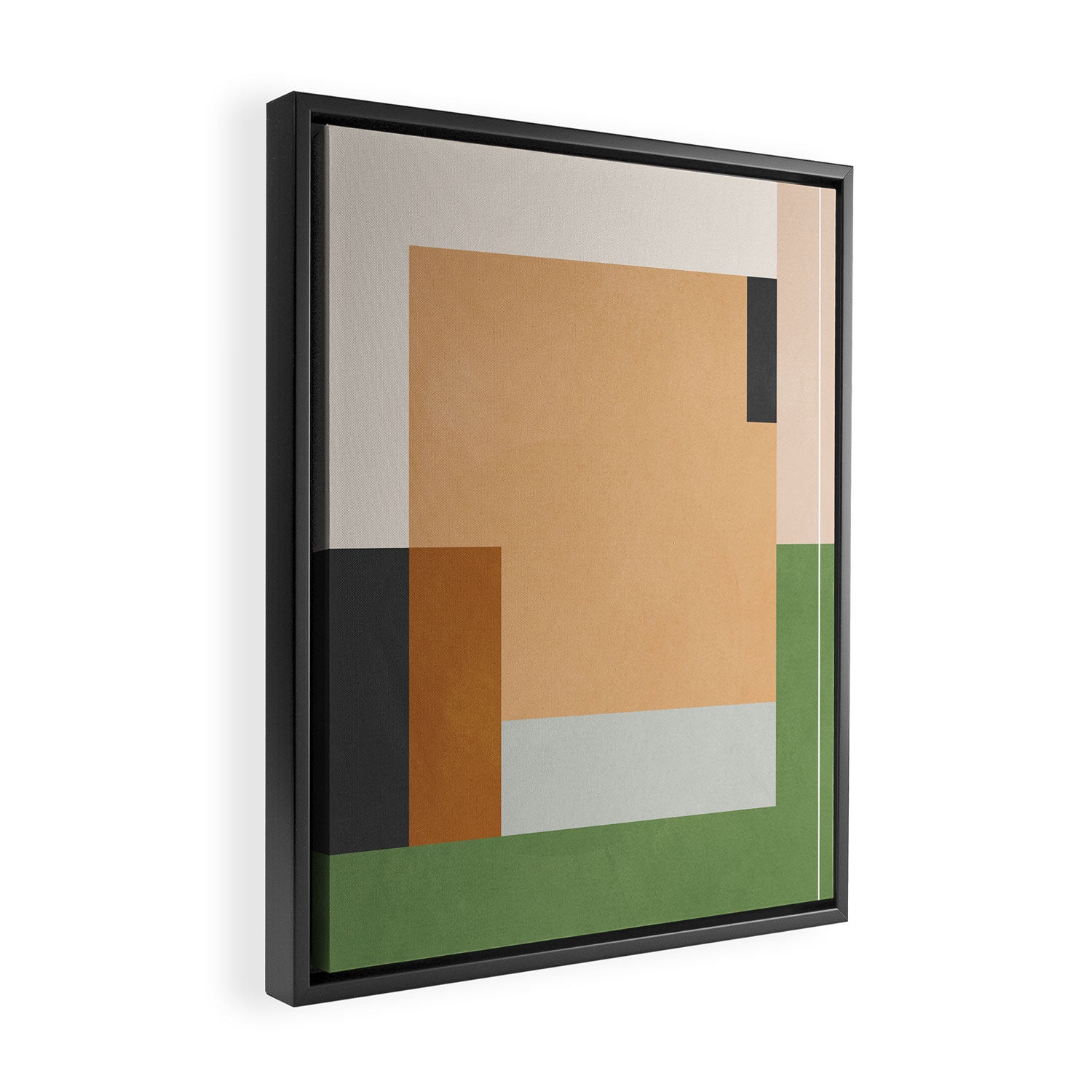 Geometric Abstract 114 Framed Canvas Print Gallery Image 2