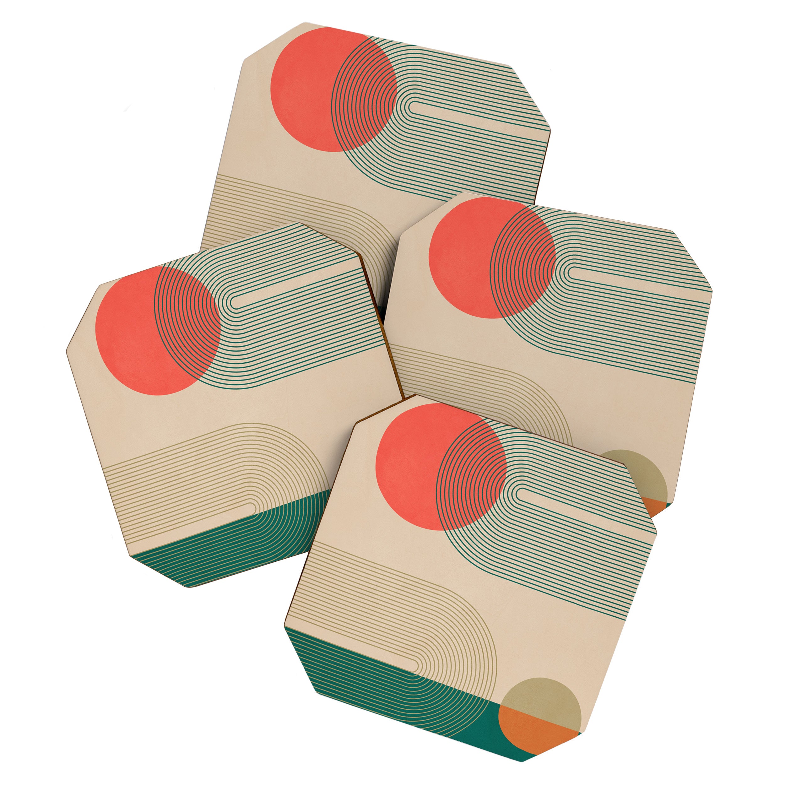 geometric abstract 153 Coaster Gallery Image 1