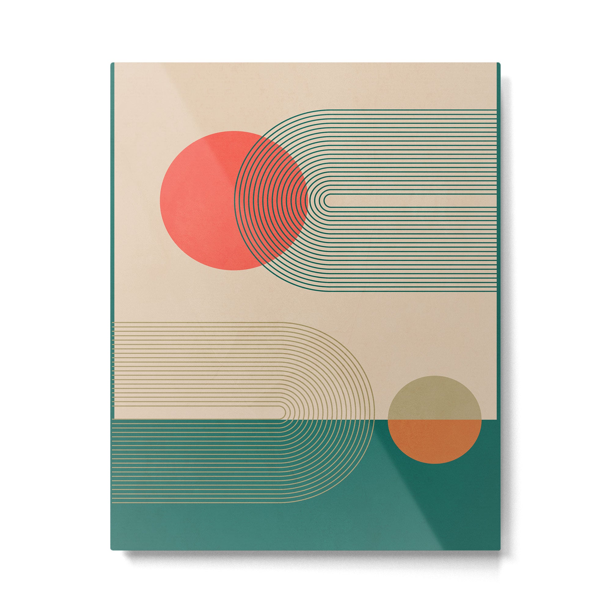 geometric abstract 153 Metal Print Gallery Image 4