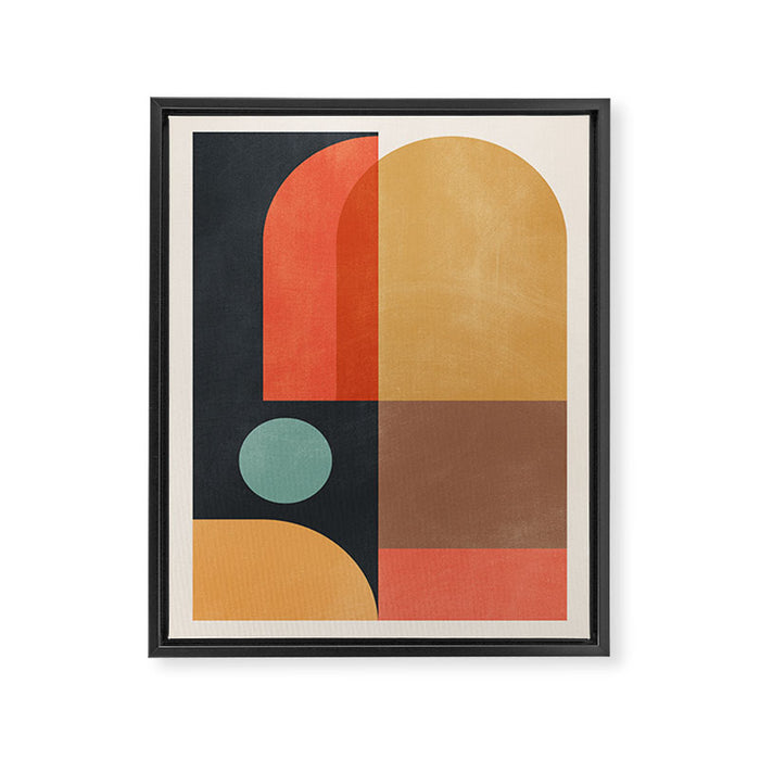 geometric abstract 19 Framed Canvas Print Gallery Image 1