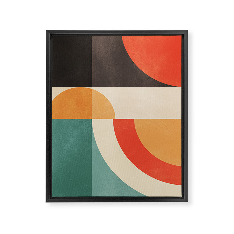 geometric abstract 20 Framed Canvas Print Gallery Image 6