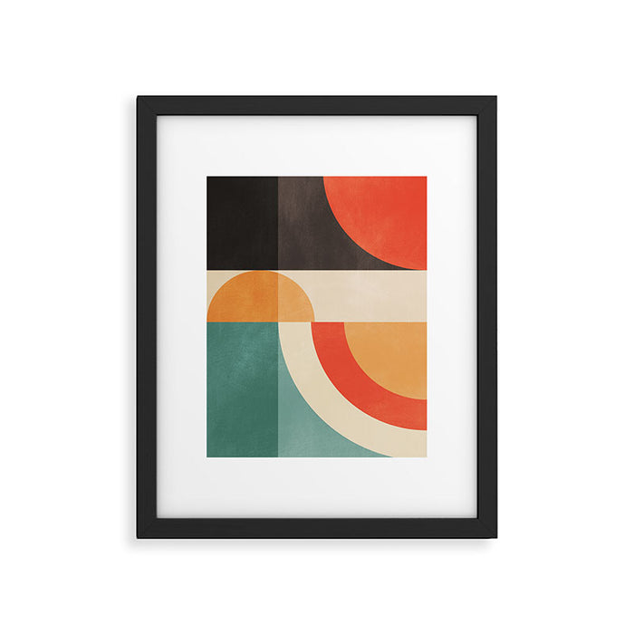 geometric abstract 20 Framed Art Print Gallery Image 1