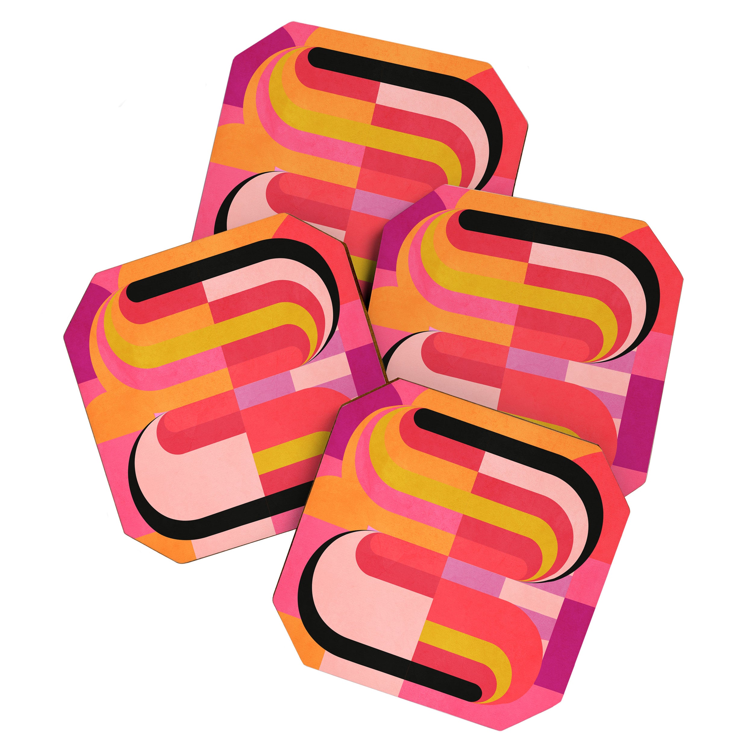 geometric abstract 251 Coaster Gallery Image 1
