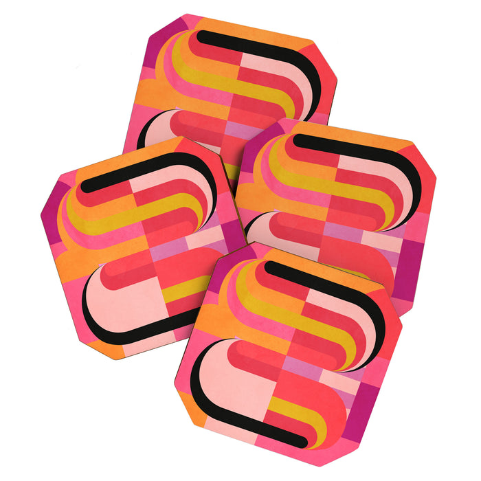 geometric abstract 251 Coaster Gallery Image 1