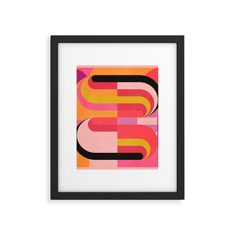 geometric abstract 251 Framed Art Print Gallery Image 6