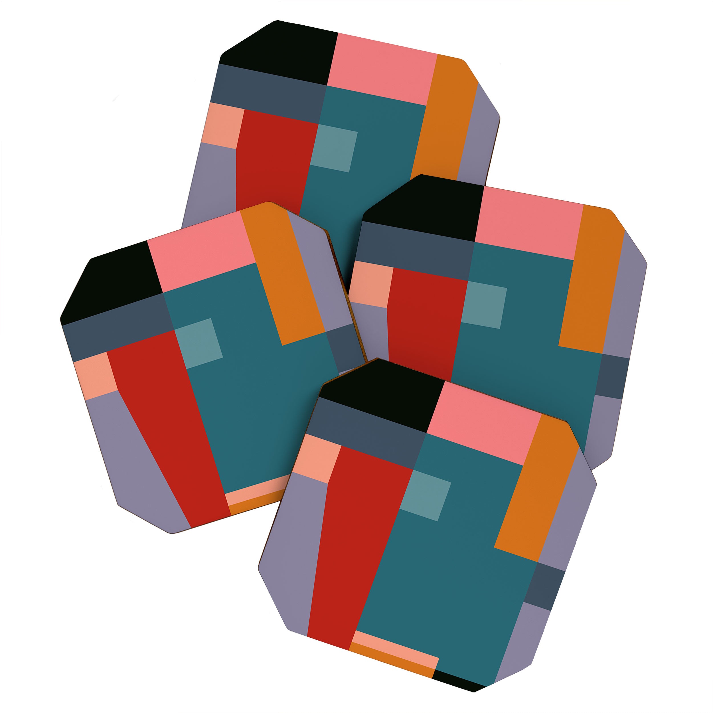 geometric abstract 252 Coaster Gallery Image 1