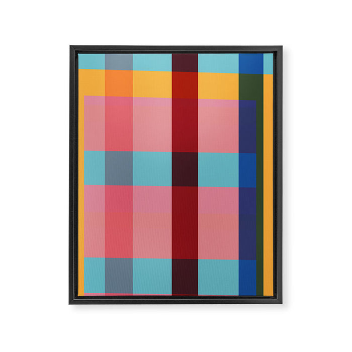 geometric abstract 263 Framed Canvas Print Gallery Image 1