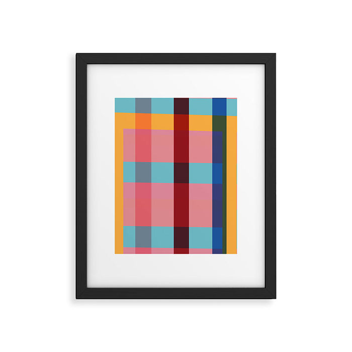 geometric abstract 263 Framed Art Print Gallery Image 1