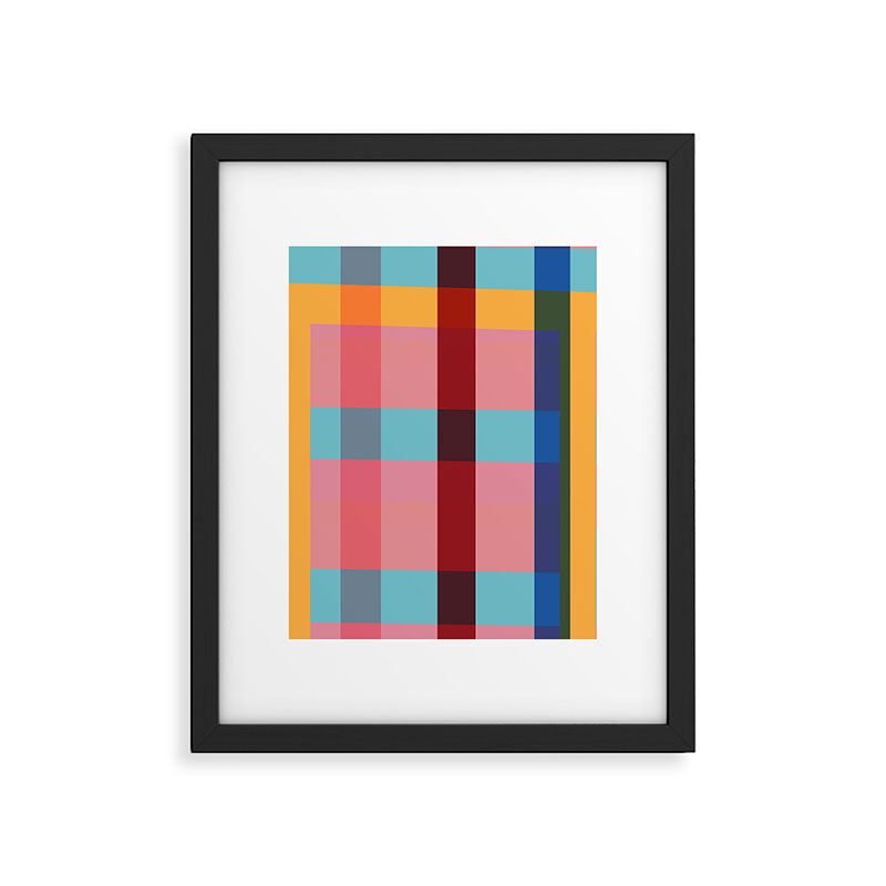 geometric abstract 263 Framed Art Print Gallery Image 5