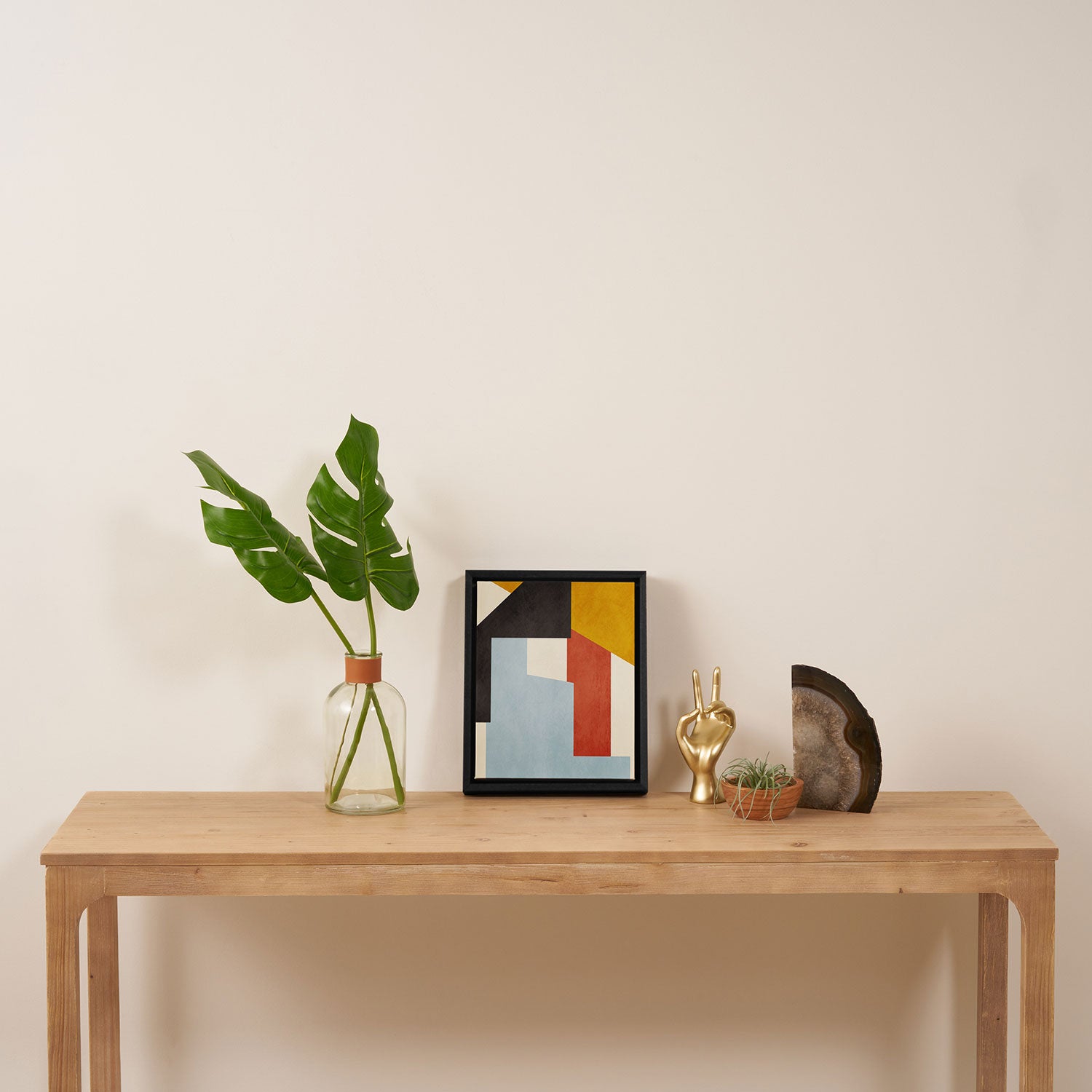 geometric abstract 36 Framed Canvas Print Gallery Image 4