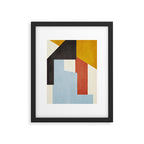 geometric abstract 36 Framed Art Print Gallery Image 5