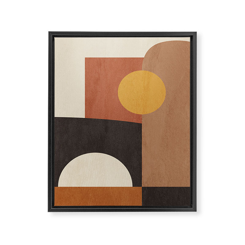 geometric abstract 41 Framed Canvas Print Gallery Image 8