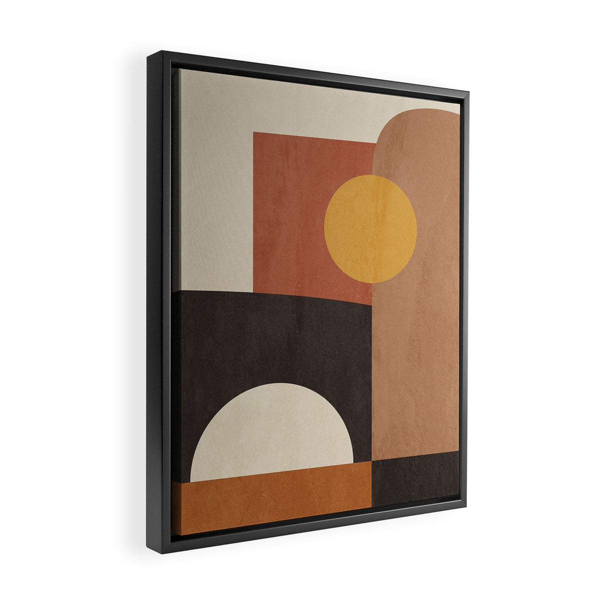 geometric abstract 41 Framed Canvas Print Gallery Image 2