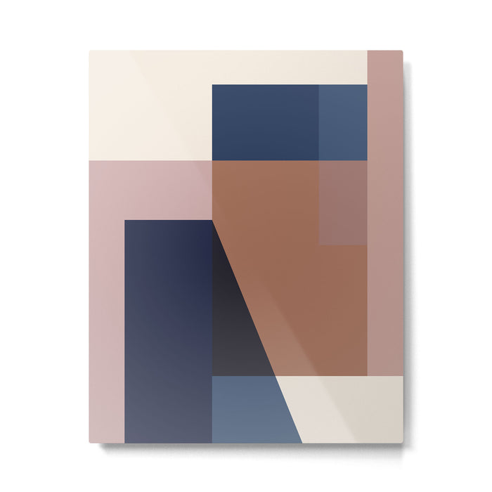 geometric abstract 45 Metal Print Gallery Image 1