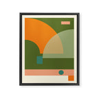 geometric abstract 50 Framed Canvas Print Gallery Image 6