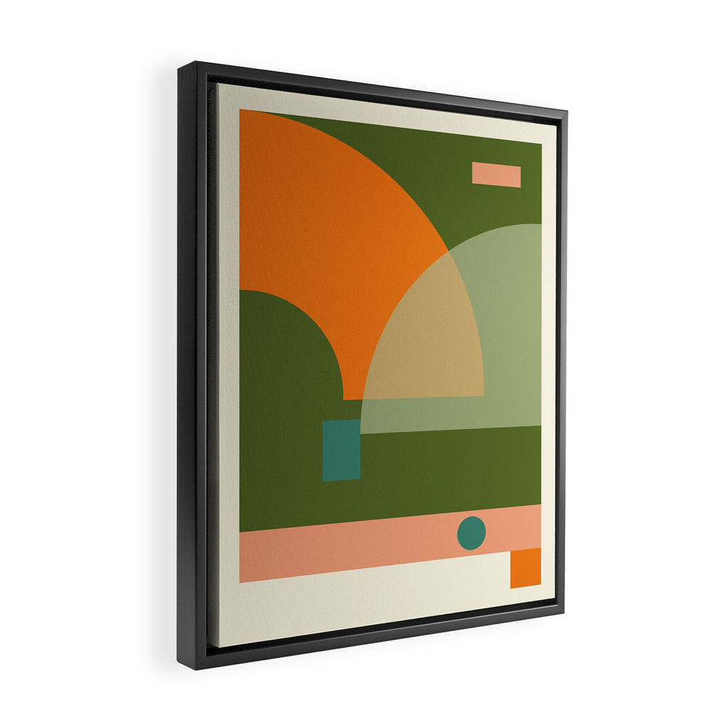 geometric abstract 50 Framed Canvas Print Gallery Image 2