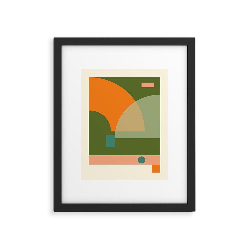 geometric abstract 50 Framed Art Print Gallery Image 5